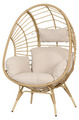 Loungestol rattan natur - Sunlife